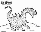 Dragon Ice Coloring Pages Fathom Getdrawings Printable Getcolorings Blue Color sketch template