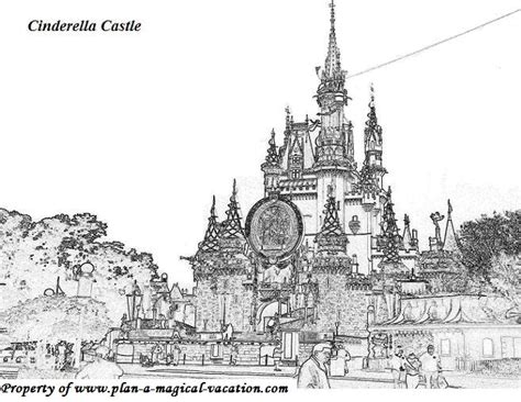 disney castle  printable disney coloring pages