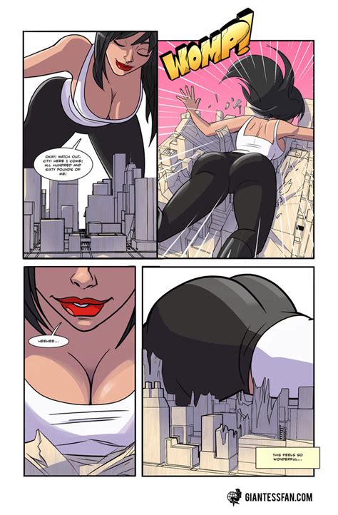 anime giantess boob crush comic