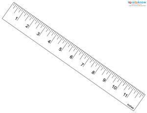 free printable rulers lovetoknow printable ruler