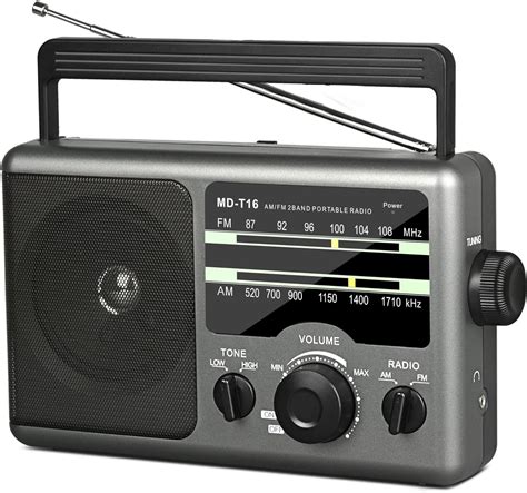 radio portable  fm  piles par  piles  ou transistor ac avec grand