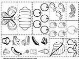 Coloring Caterpillar Hungry Very Pages Kids Food Sheets Printable Template Everfreecoloring Printables Activities Eric Book Activity Booklet Print Preschool Carle sketch template