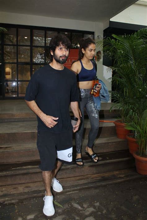 kabir singh actor shahid kapoor and wife mira rajput papped together