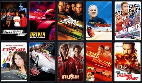 car guy robert   complete  list  hollywood racing movies