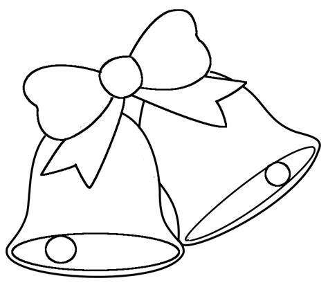 christmas bells coloring pages    print