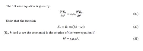 solved   wave equation    partial cheggcom