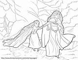 Coloring Pages Rapunzel Gothel Mother Tangled Tower Getcolorings Awesome Collection Getdrawings Color Colorings sketch template