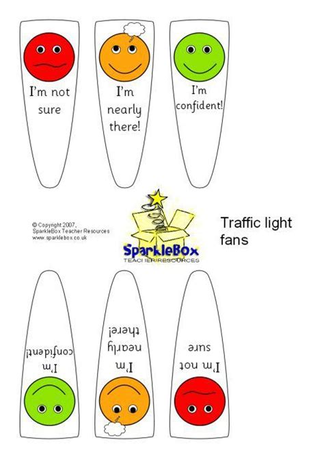 Traffic Light Fans Sb1072 Sparklebox Special