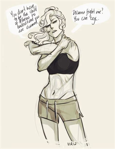 This Is Perfect Gahh Annabeth Is So Badass Art By Viria On Tumblr