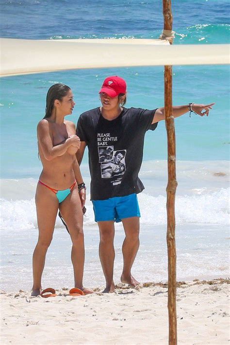 arianny celeste topless on the beach in mexico 10 celebrity