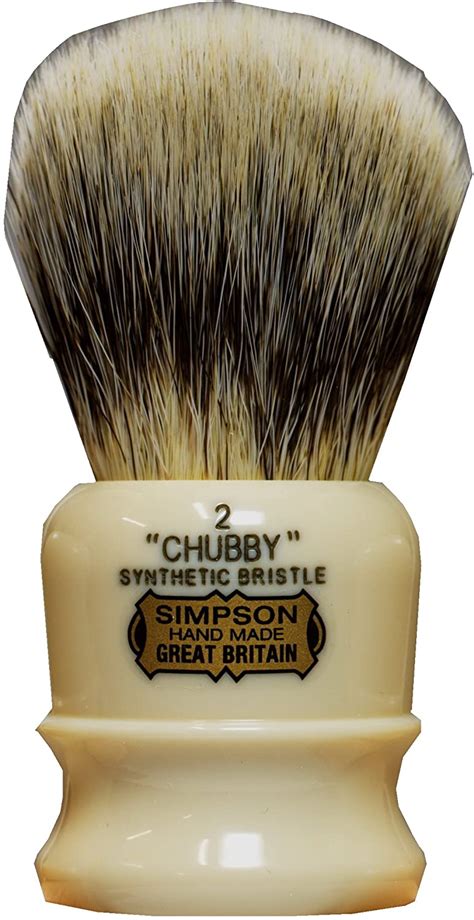 Simpsons Chubby 2 Ch2 Synthetic Badger Shaving Brush Beauty