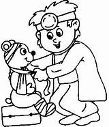 Doctor Bear Coloring Pages Kids Clipartbest Disney Office Clipart sketch template