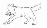 Lineart Snarling sketch template