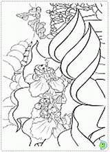 Coloring Thumbelina Dinokids Pages Coloringbarbie Barbie sketch template