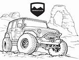 Jeep Coloring Teraflex Pages Kids Adults Popular Most sketch template