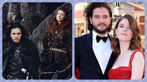 Kit Harington And Rose Leslie Jon Snow And Ygritte In