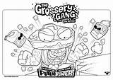 Gang Grossery Coloring Pages Trash Pack Printable Color Print Getcolorings Via Getcoloringpages Shelter Activity Clean Team sketch template