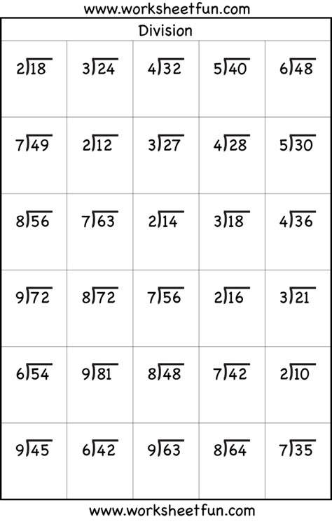 division worksheets 3 worksheets free printable worksheets