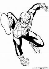 Coloring Pages Spiderman Ultimate Spider Man Miles Printable Morales Info Kids Book Color Print Comments Fun Index sketch template