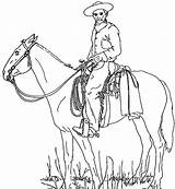 Cowboy Coloriage Personnages Cowboys Dessin sketch template