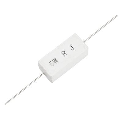 resistors   ohm  ceramic cement resistor axial lead  listed     jul