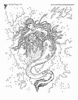 Celestial Mermaid Bisel Anastasia sketch template