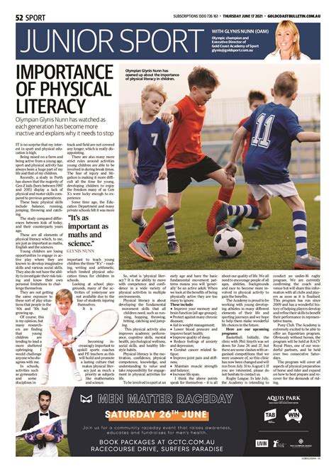 gold coast bulletin junior sports report  june gold coast academy