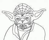 Yoda Coloring Pages Printable Dia Wars Star Los Simple Pattern Color Print Sheets Wenchkin Yucca Muertos Comments Coloringhome sketch template