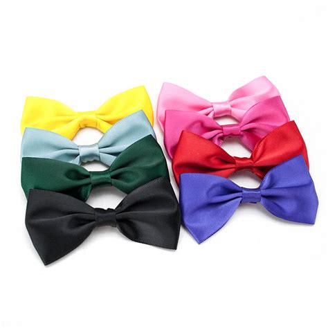 custom   satin bow pre  satin ribbon bow tie