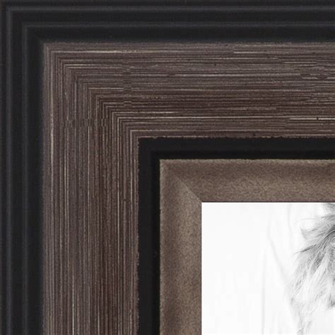 arttoframes   grey  black frame picture frame  gray