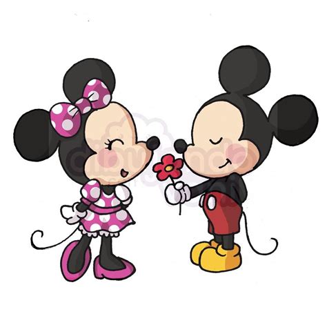 mickey  minnie kawaii dibujando  vani