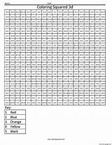 Coloring Pixel Math Squared Worksheets Pages Division Printable Core Grade Squares Common Color Halloween Print Worksheet Coloringsquared Numbers Book Spongebob sketch template