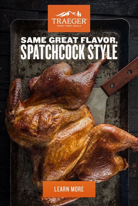 how to spatchcock a turkey traeger grills smoked turkey recipes