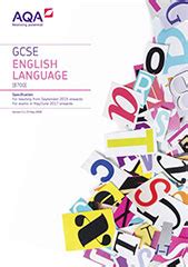 aqa gcse english language specification   glance
