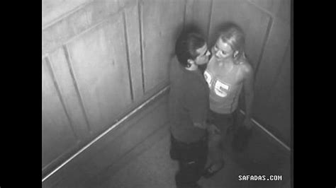 couple have sex in elevator forgot there is a camera xnxx