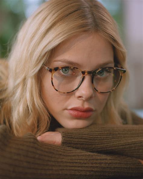 character inspiration blonde with glasses glasses trends cute glasses
