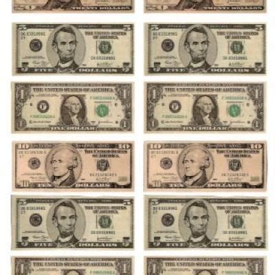 printable money printable play money money template play money