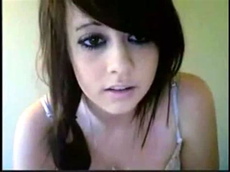 emo teen stripping and masturbating on webcam porn video