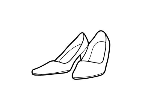 printable high heels coloring page  freshcoloring clipart