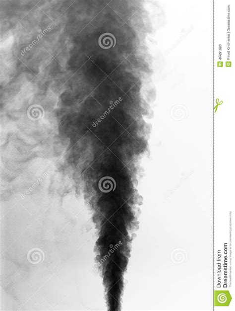 fumée noire photo stock image du courbe fumée blanc 46691980