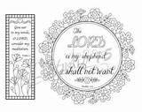 Etsy Coloring Bible Verse Bookmarks sketch template