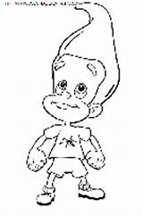 Neutron Jimmy Coloring Pages Book Kids Print sketch template