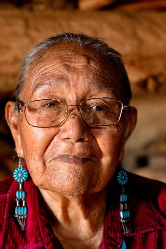 beautiful eighty five year old senior native american