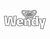 Wendy Nombres sketch template