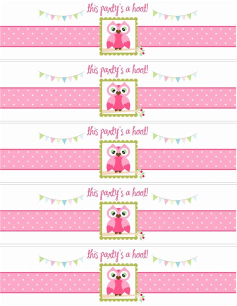 printable water bottle label template printable templates