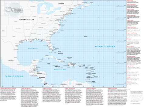 hurricane tracking wall map  geonova mapsales