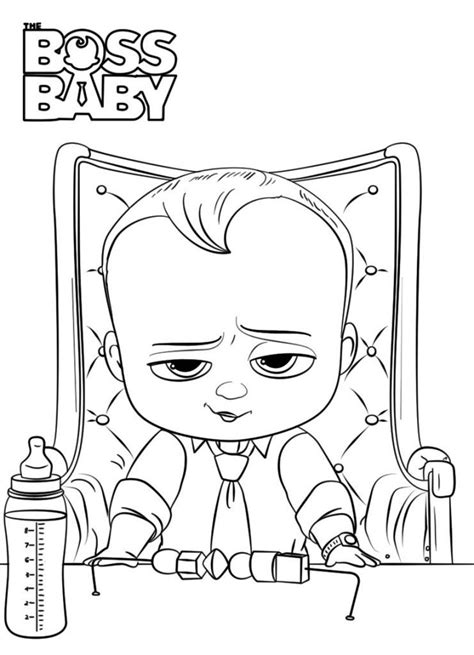 boss baby coloring pages  coloring pages  kids family coloring