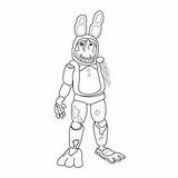 Fnaf Withered Marionette Freddy Coloringpages101 sketch template
