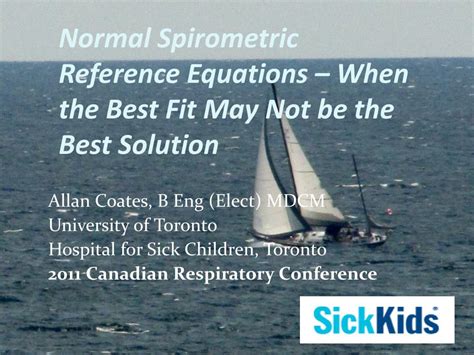Ppt Normal Spirometric Reference Equations – When The Best Fit May