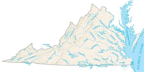 map  virginia rivers
